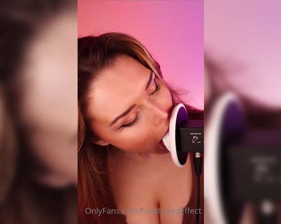 Heatheredeffect aka heatheredeffect OnlyFans - Mini ear eating for my ASMR lovers