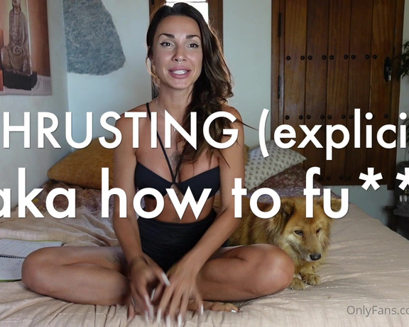 Roxy Fox aka roxysdream OnlyFans - Explicit THRUSTING Tutorial Learn how to move your hips, how girls like to be penetrated and which