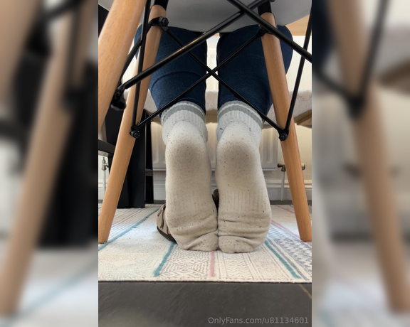 Mimisfeet1 aka u81134601 OnlyFans - Smelly socks under the table tease