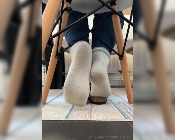 Mimisfeet1 aka u81134601 OnlyFans - Smelly socks under the table tease