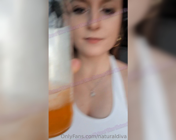 Natural Diva aka naturaldiva OnlyFans - I like spitting in your drink You either like it or you love