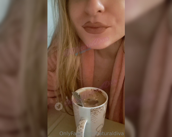 Natural Diva aka naturaldiva OnlyFans - In the mood for hot chocolate Ill make you some