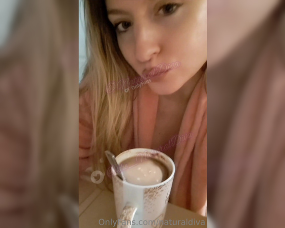 Natural Diva aka naturaldiva OnlyFans - In the mood for hot chocolate Ill make you some