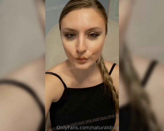 Natural Diva aka naturaldiva OnlyFans - How happy would you be if I kept spitting on you