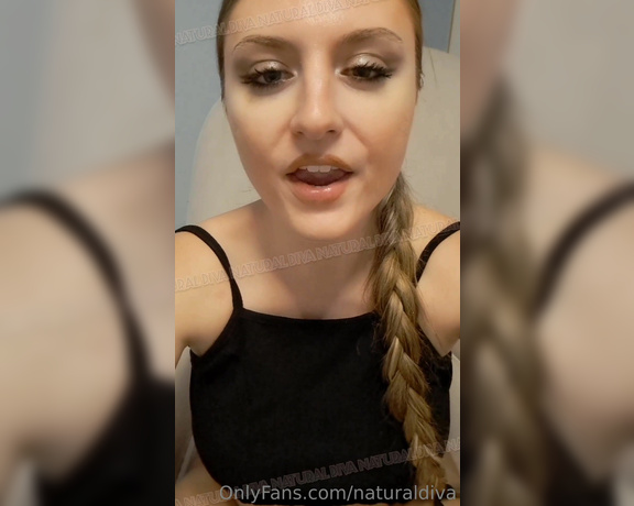 Natural Diva aka naturaldiva OnlyFans - How happy would you be if I kept spitting on you