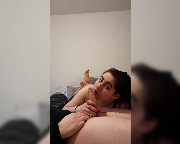 The Foot Dungeon aka the_foot_dungeon OnlyFans - Slowly and with lots of tongue work, Millie’s Galaxy worships your cock with a look of pure lust