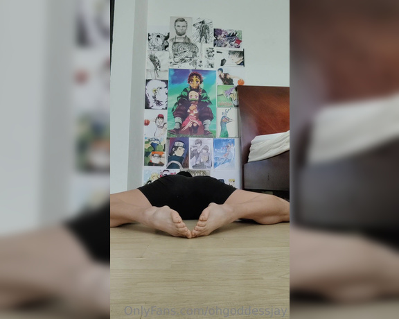 Ohgoddessjay aka ohgoddessjay OnlyFans - Yoga video part 2