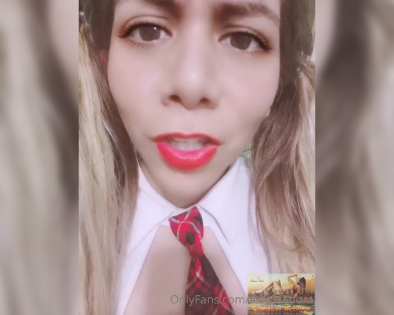 Giantess Debora aka giantess.debora OnlyFans - School girl vore Pov Gummy bears Close up mouth