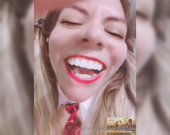 Giantess Debora aka giantess.debora OnlyFans - School girl vore Pov Gummy bears Close up mouth