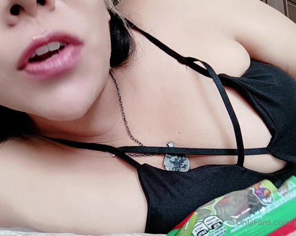 Giantess Debora aka giantess.debora OnlyFans - The final gummy bear is the more tasty! Full video 6min