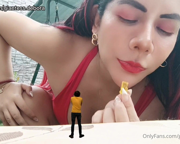 Giantess Debora aka giantess.debora OnlyFans - Happy Vore San Valentin day! FREE full vdeo !6min SFX! I chose to give my tiny bf a Valentine