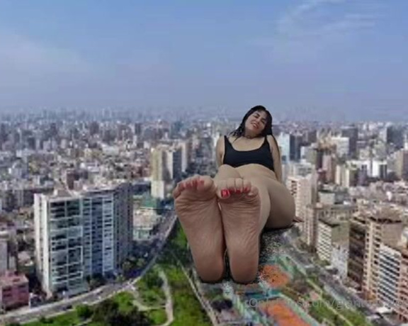 Giantess Debora aka giantess.debora OnlyFans - Worship all my big soles!!