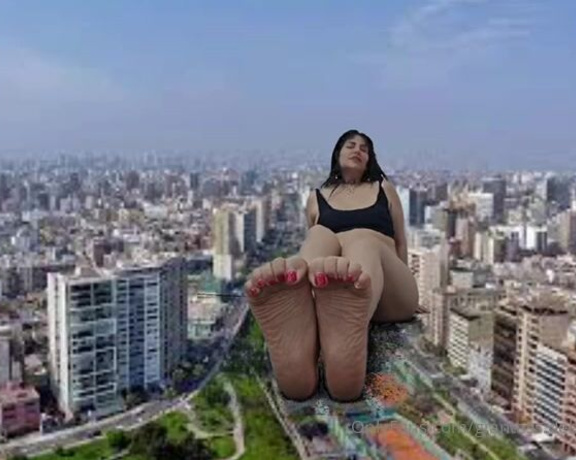 Giantess Debora aka giantess.debora OnlyFans - Worship all my big soles!!