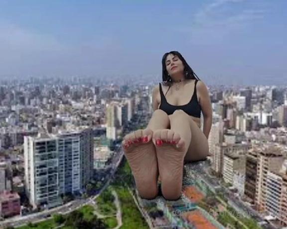 Giantess Debora aka giantess.debora OnlyFans - Worship all my big soles!!