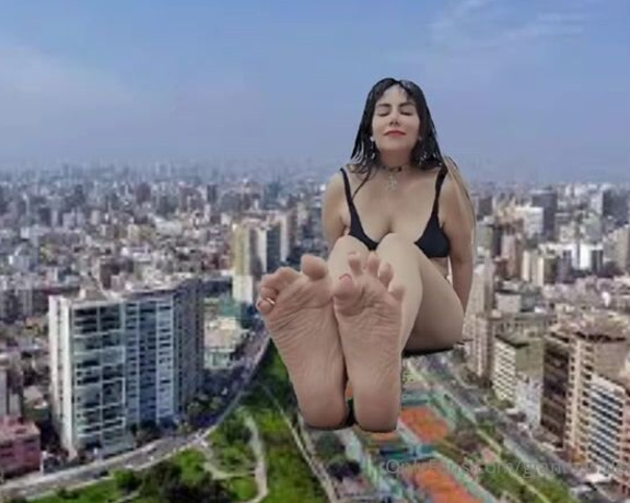 Giantess Debora aka giantess.debora OnlyFans - Worship all my big soles!!