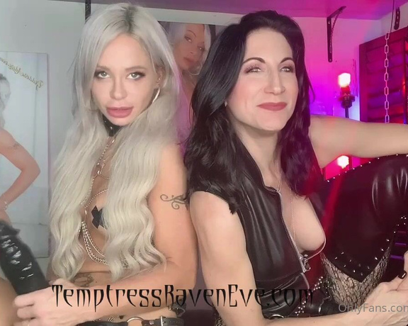 Temptress Raven Eve aka evetemptress OnlyFans - Little femboi’s like you with a tiny little clitty you refer to as your manhood” lol are born