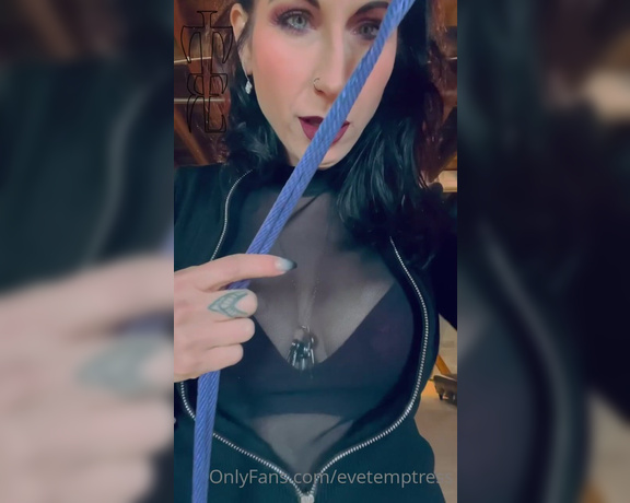 Temptress Raven Eve aka evetemptress OnlyFans - POV dungeon style with the most loveliest of music Can you feel it The moment when I sucked your