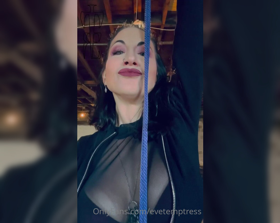 Temptress Raven Eve aka evetemptress OnlyFans - POV dungeon style with the most loveliest of music Can you feel it The moment when I sucked your