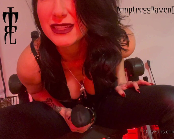 Temptress Raven Eve aka evetemptress OnlyFans - Custom Daddy’s dragon cock, leather and My perfect feet Can you handle it Probably not…want a custo