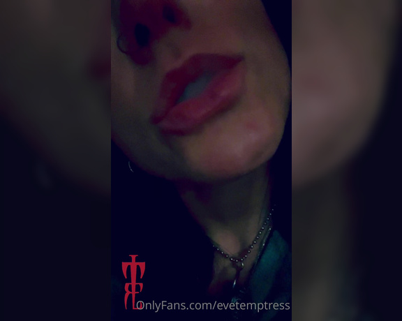 Temptress Raven Eve aka evetemptress OnlyFans - The view from your cage as I enjoy My evening cigar