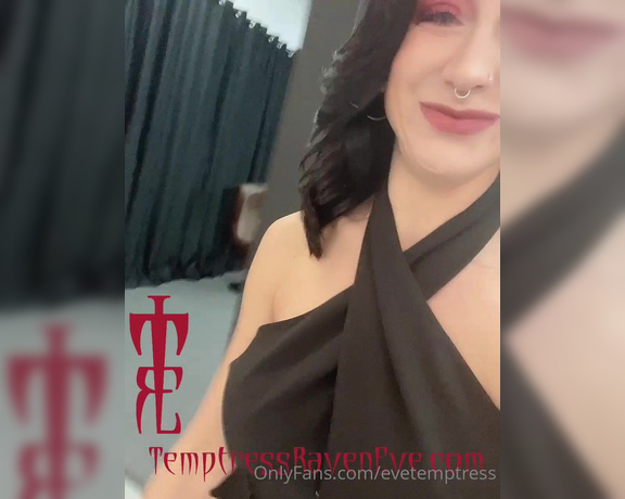 Temptress Raven Eve aka evetemptress OnlyFans - In case you’re not following along on Twitter I’ve done more work since taking this the other day