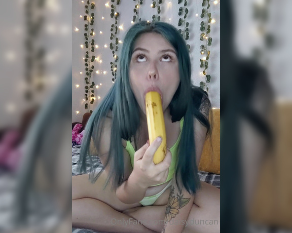 Daisy Duncan aka daisyduncan OnlyFans - Thank you to the two who tipped on my last banana and ahegao post