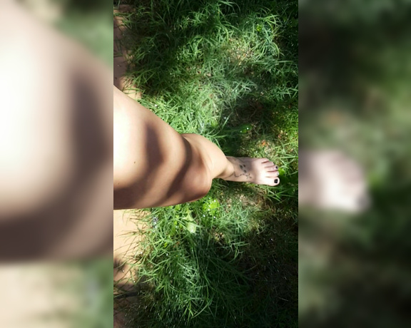 Mistress SinPiedad aka Sinpiedad Onlyfans - Refreshing My beautiful Feet in My garden So hot in Madrid Follow Me at My #onlyfans