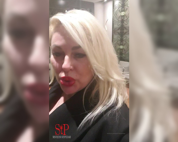 Mistress SinPiedad aka Sinpiedad Onlyfans - Mistress was working all night doing confinement at hotel in MadridIm so tired now