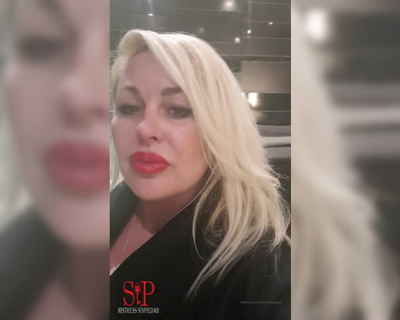 Mistress SinPiedad aka Sinpiedad Onlyfans - Mistress was working all night doing confinement at hotel in MadridIm so tired now