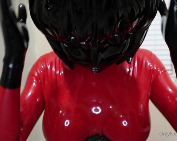 Dollified aka dollified OnlyFans - A rubberdoll slowly and quietly feeling her busty latex boobs with her gloved hands The only