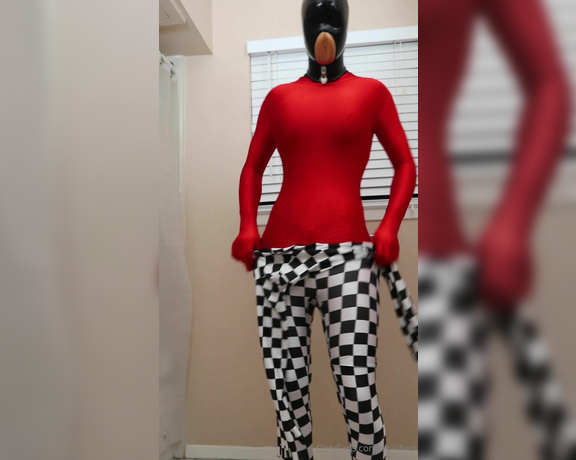 Dollified aka dollified OnlyFans - 17 minutes of zentai layering hadatai and bodysuit underneath, with three layers of zentai catsuits