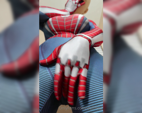 Dollified aka dollified OnlyFans - A real low, tight, and close angle vid of my pussy stuck tight inside my spidey