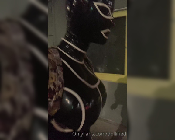 Dollified aka dollified OnlyFans - Downtown rubberdoll stroll