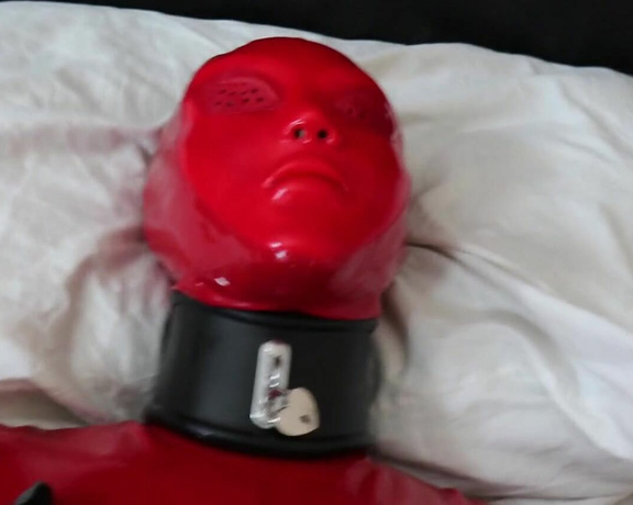 Dollified aka dollified OnlyFans - Her first time to feel a vibrator upon her while encased from head to toe