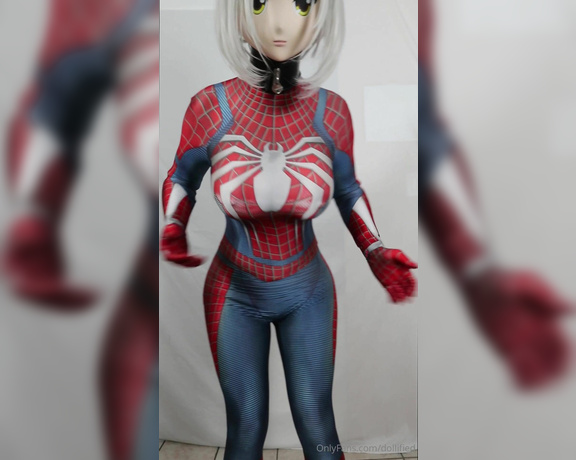 Dollified aka dollified OnlyFans - Here is a teaser for some spidey goodness dropping tomorrow  full silicone bodysuit on underneath