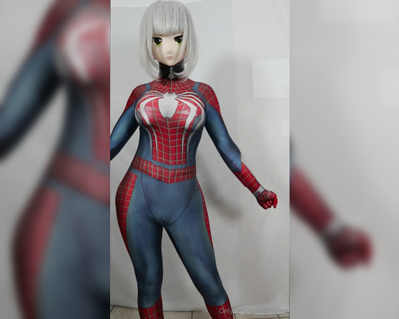 Dollified aka dollified OnlyFans - Here is a teaser for some spidey goodness dropping tomorrow  full silicone bodysuit on underneath