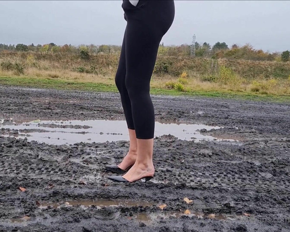 Kats Worn Heels aka katswornheels OnlyFans - Muddy mules fun