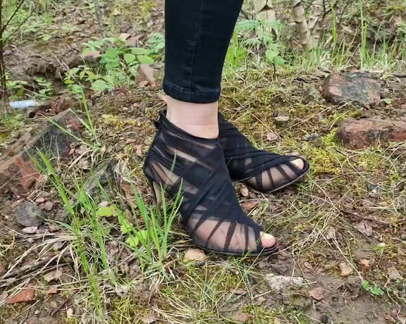 Kats Worn Heels aka katswornheels OnlyFans - Sinking the poor heels deep into the ground