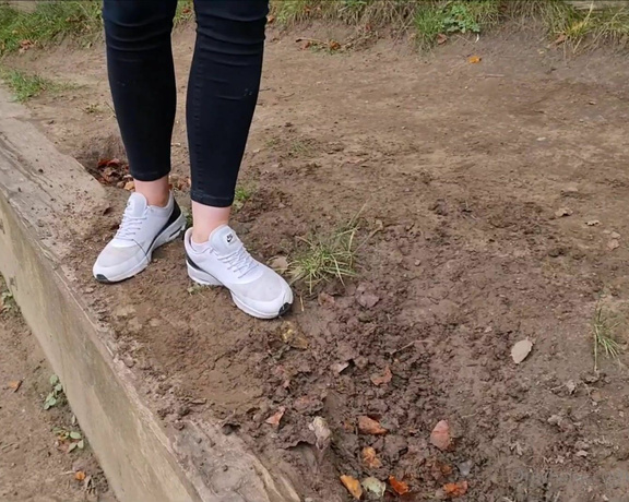 Kats Worn Heels aka katswornheels OnlyFans - When you are out for a country walk in your white gym trainers and think fuck