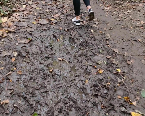 Kats Worn Heels aka katswornheels OnlyFans - When you are out for a country walk in your white gym trainers and think fuck