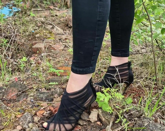 Kats Worn Heels aka katswornheels OnlyFans - This terrain looks a bit tougher lets punish them some more