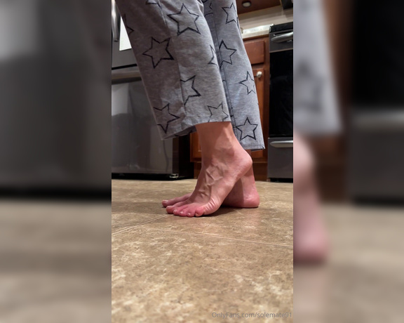 SoleMate91 aka solemate91 OnlyFans - My exhibitionism fantasy… Your hidden camera watching my feet while I work in my kitchen
