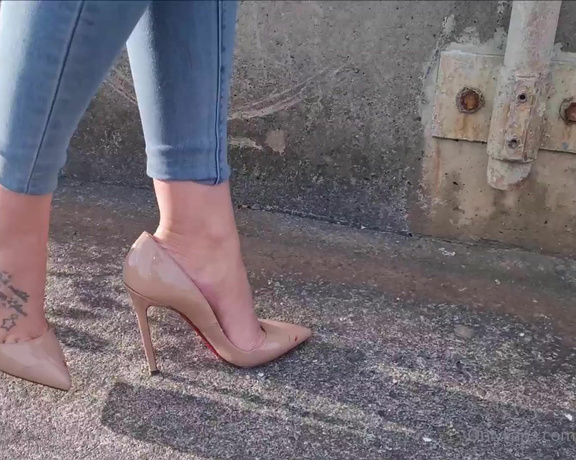 Kats Worn Heels aka katswornheels OnlyFans - More custom fun, I really need to be more careful with my Louboutins