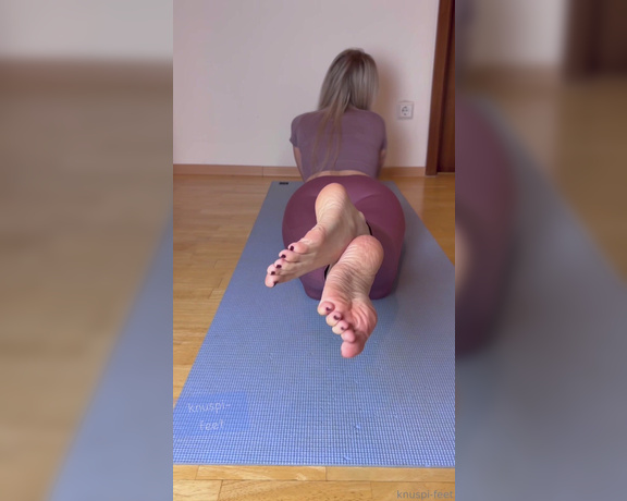 Knuspi-feet aka knuspi-feet OnlyFans - Feetknuspi feet 3084868736) some morning yoga you’re always welcome in my class  and i know you’re watching