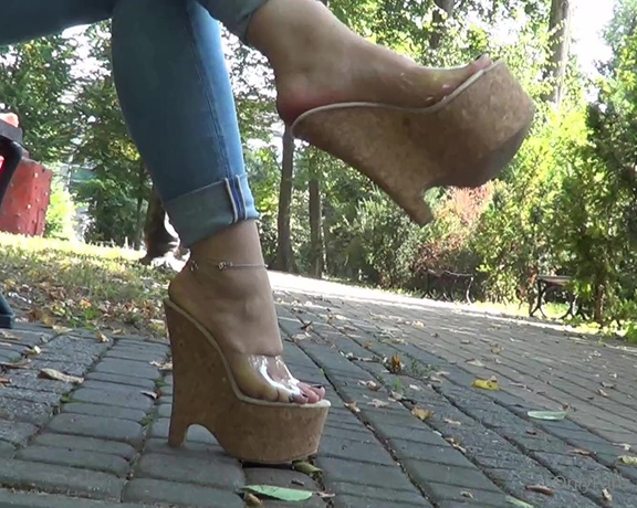 Madiheels aka madiheels OnlyFans - 7inch cork wedges 15 minutes video