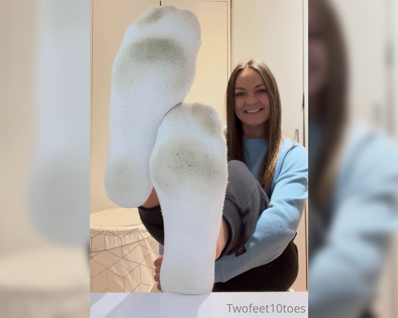 Miss Emma Rose aka emmaemmarose OnlyFans - Well worn white ankle socks day 3