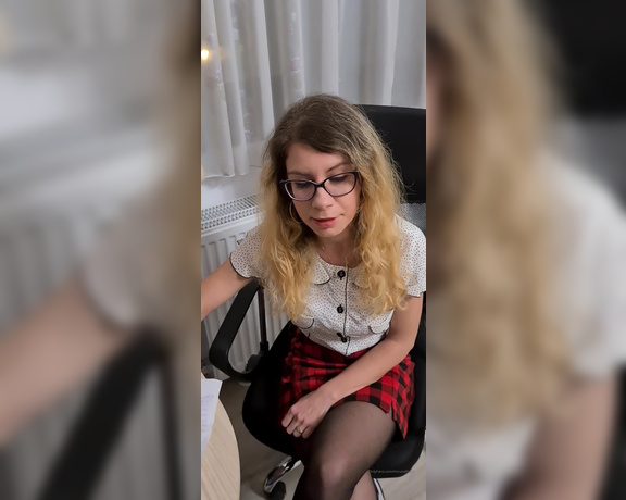 Miruna Fit Girl aka mirunafitgirl OnlyFans - RoleplayPart I  Me as a school girl talking to my teacher and apologising for not