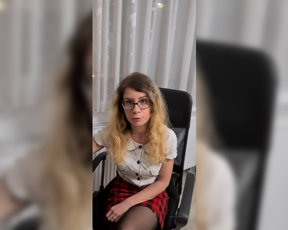 Miruna Fit Girl aka mirunafitgirl OnlyFans - RoleplayPart I  Me as a school girl talking to my teacher and apologising for not