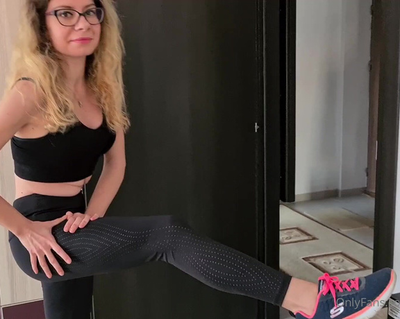 Miruna Fit Girl aka mirunafitgirl OnlyFans - Me as a Fitness Girl doing some streching exercises and being filmed from different angles