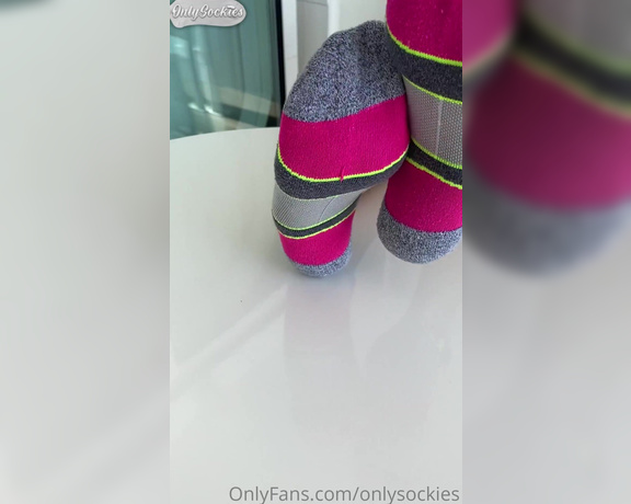 OnlySockies aka onlysockies OnlyFans - Sock worship and wet yoga pants